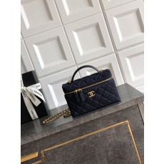 [Chanel] 샤넬 26ss 대님 LP백 파우치백 가방 - 다크 블루