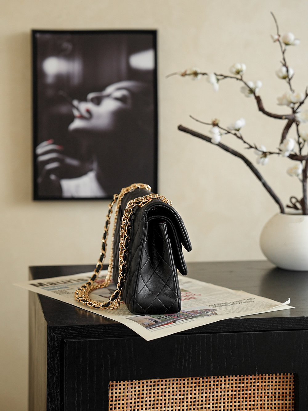 [Chanel] 샤넬 26k CF 2.55 하이브리드 플랩백 숄더백 가방