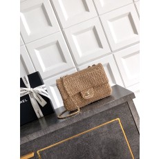 [Chanel] 샤넬 26s 자수 핸드메이드 샴페인 브레이드 이브닝백 숄더백 가방