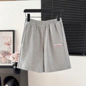 발렌시아가(BALENCIAGA) 레터링 자수 코튼 반바지 의류