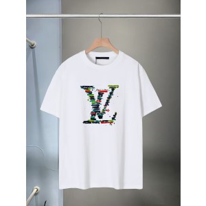 루이비통(LV) 컬러풀 라운드 반팔 티셔츠 의류