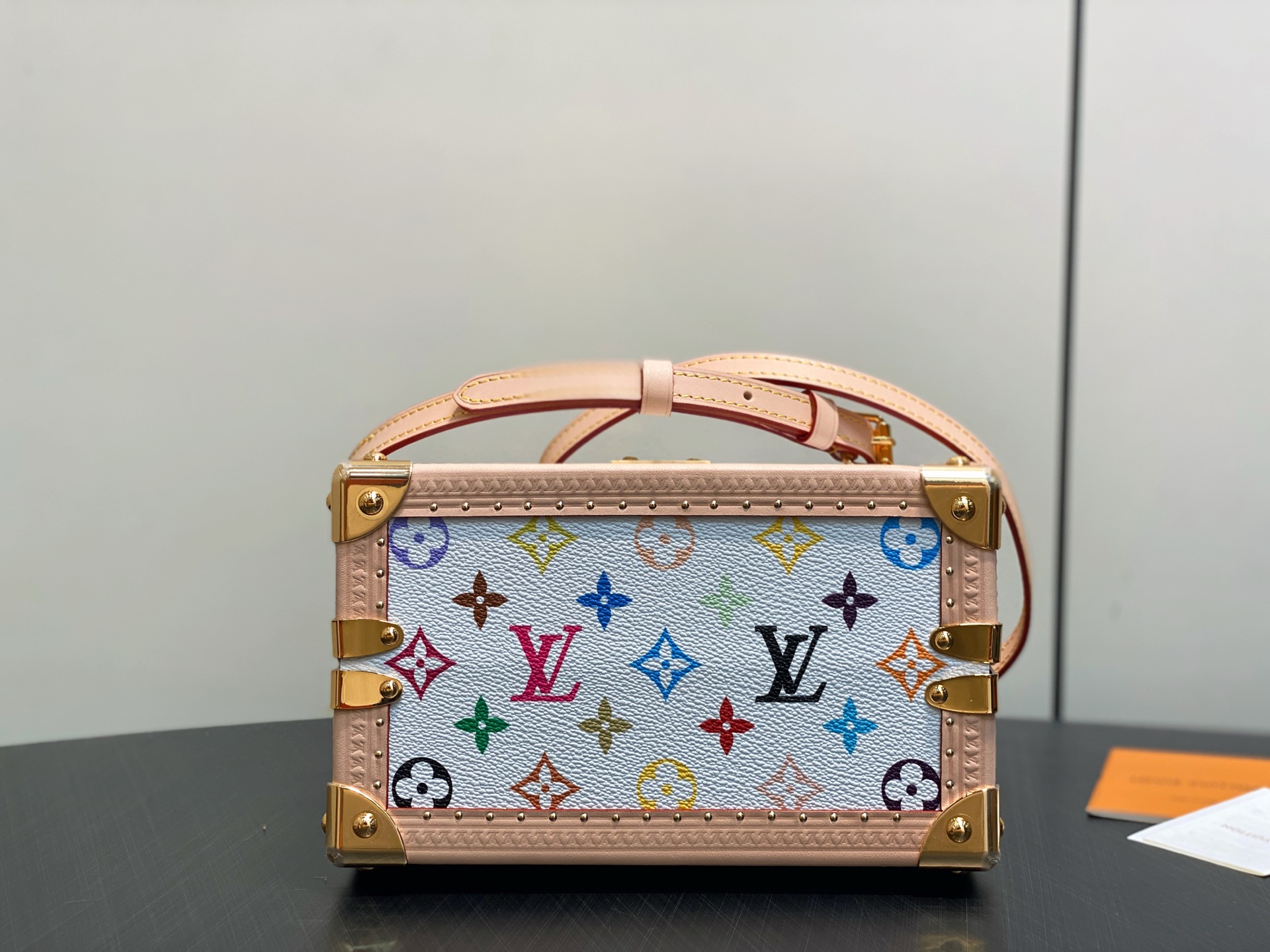 [Louis Vuitton] LV 루이비통 x 무라카미 다카시 리에디션 스피디 트렁크 20 - 화이트 멀티컬러 토트백 숄더백 가방