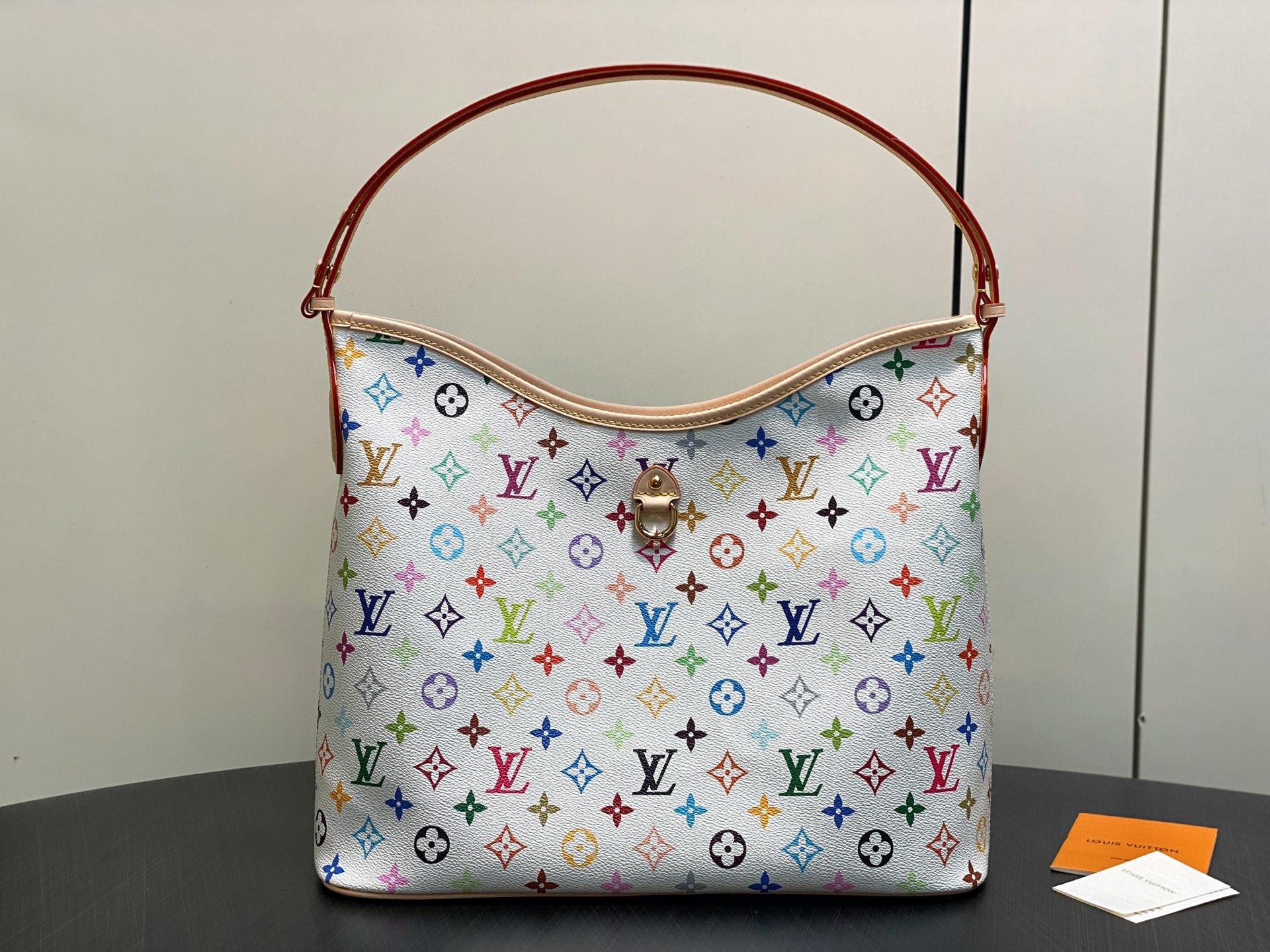 [Louis Vuitton] LV 루이비통 x 무라카미 다카시 리에디션 라인업(Lineup) 쇼퍼백 - 화이트 멀티컬러 가방