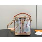 [Louis Vuitton] LV 루이비통 x 무라카미 다카시 리에디션 나노 노에(Nano Noé) - 화이트 멀티컬러 버킷백 가방