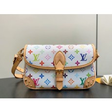 [Louis Vuitton] LV 루이비통 x 무라카미 다카시 리에디션 다이앤(Diane) - 화이트 멀티컬러 숄더백 크로스백 가방