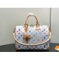 [Louis Vuitton] LV 루이비통 x 무라카미 다카시 리에디션 스피디 소프트 30 - 화이트 멀티컬러 토트백 숄더백 가방