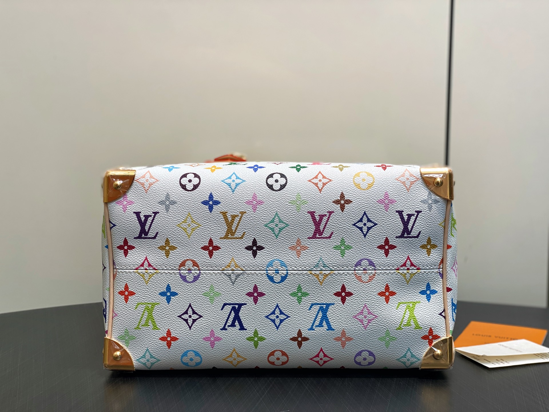 [Louis Vuitton] LV 루이비통 x 무라카미 다카시 리에디션 스피디 소프트 30 - 화이트 멀티컬러 토트백 숄더백 가방