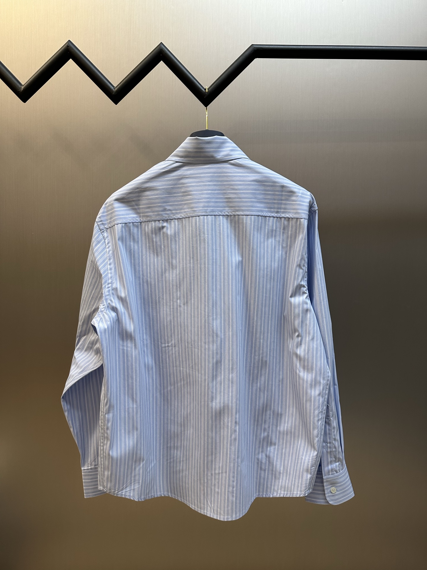 아미(AMI) 하트 자수 스트라이프 코튼 셔츠 의류