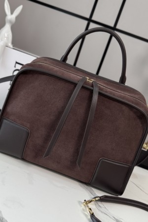 [Loewe] 로에베 라지 스웨이드 아마조나 180 핸드백 가방