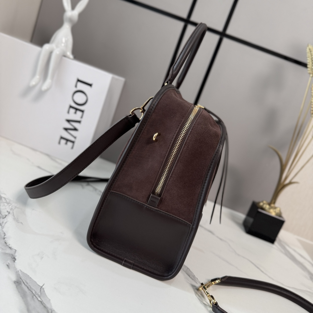 [Loewe] 로에베 라지 스웨이드 아마조나 180 핸드백 가방