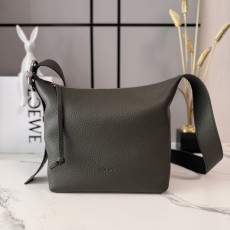 [Loewe] 로에베 루프 호보(Loop Hobo) 텍스처드 카프스킨 백 가방