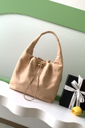 [Chanel] 샤넬 26C 호보백 숄더백 가방 (라지)