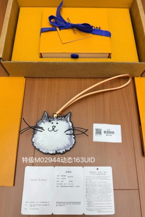 [Louis Vuitton] LV 루이비통 특급 캣 백 참 키링 열쇠고리 악세사리 Cat Back Cham