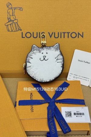 LV 루이비통 키티 코인 퍼스 기타 가죽 - 여성 지갑 & 미니백 동전지갑 키링