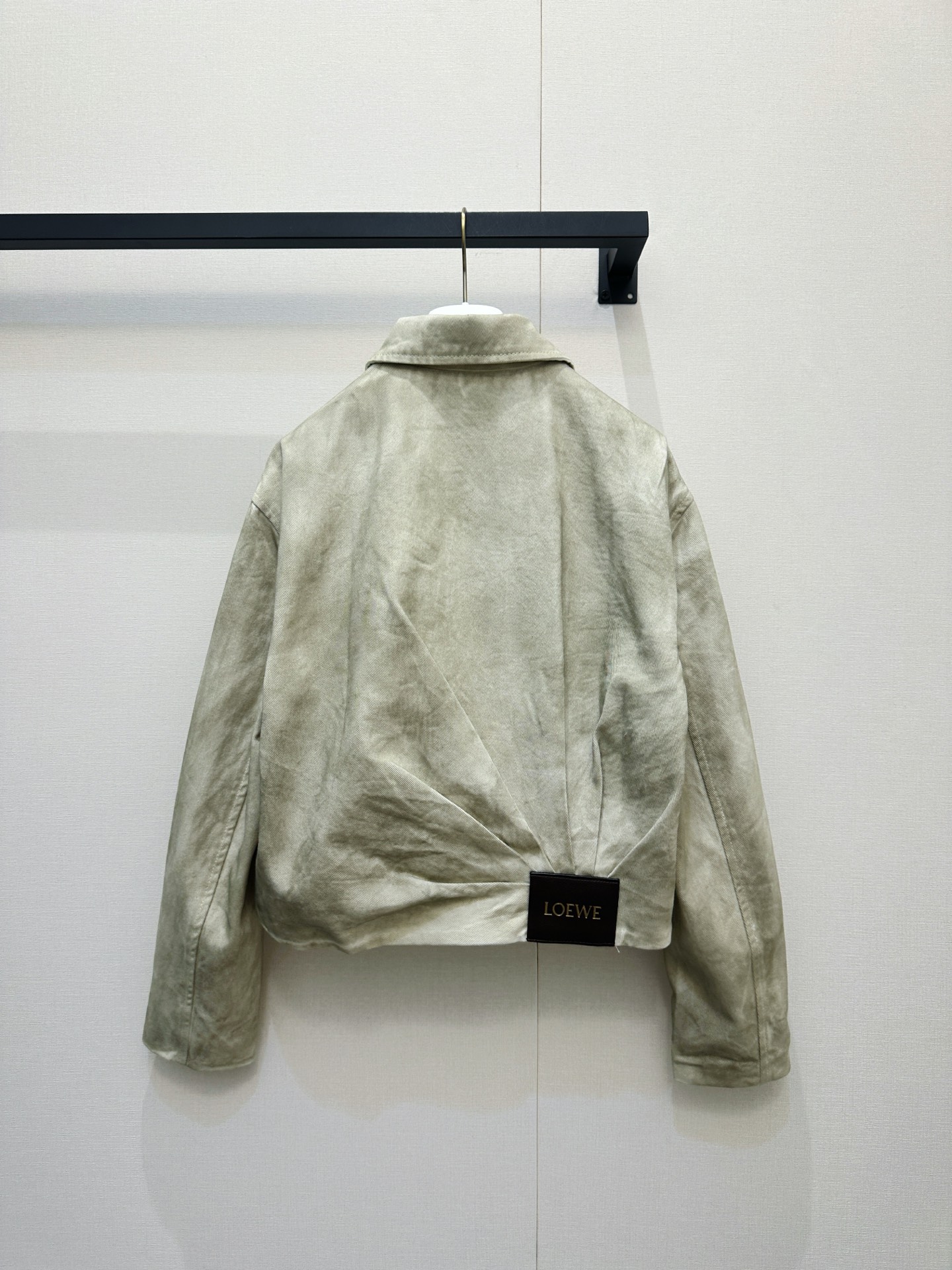 로에베(LOEWE) 워시드 플리츠 데님 자켓 의류