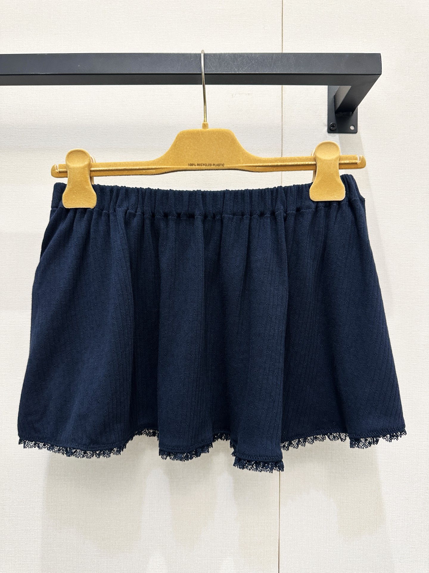 미우미우(MIU MIU) 블랙 니트 슬림 미니 스커트 의류