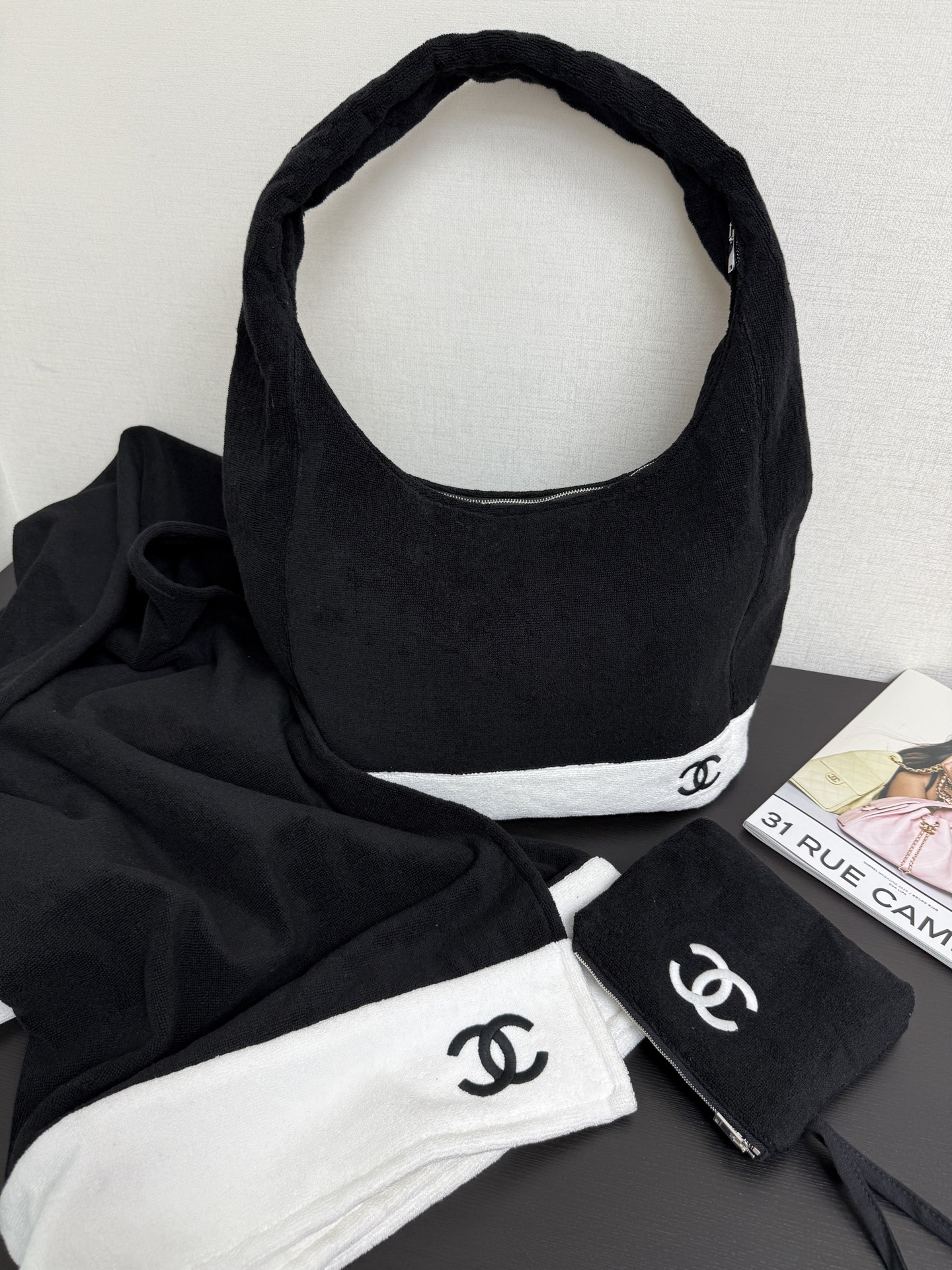 [Chanel] 샤넬 비치백 & 타월 세트 (Beach Set) 숄더백 가방