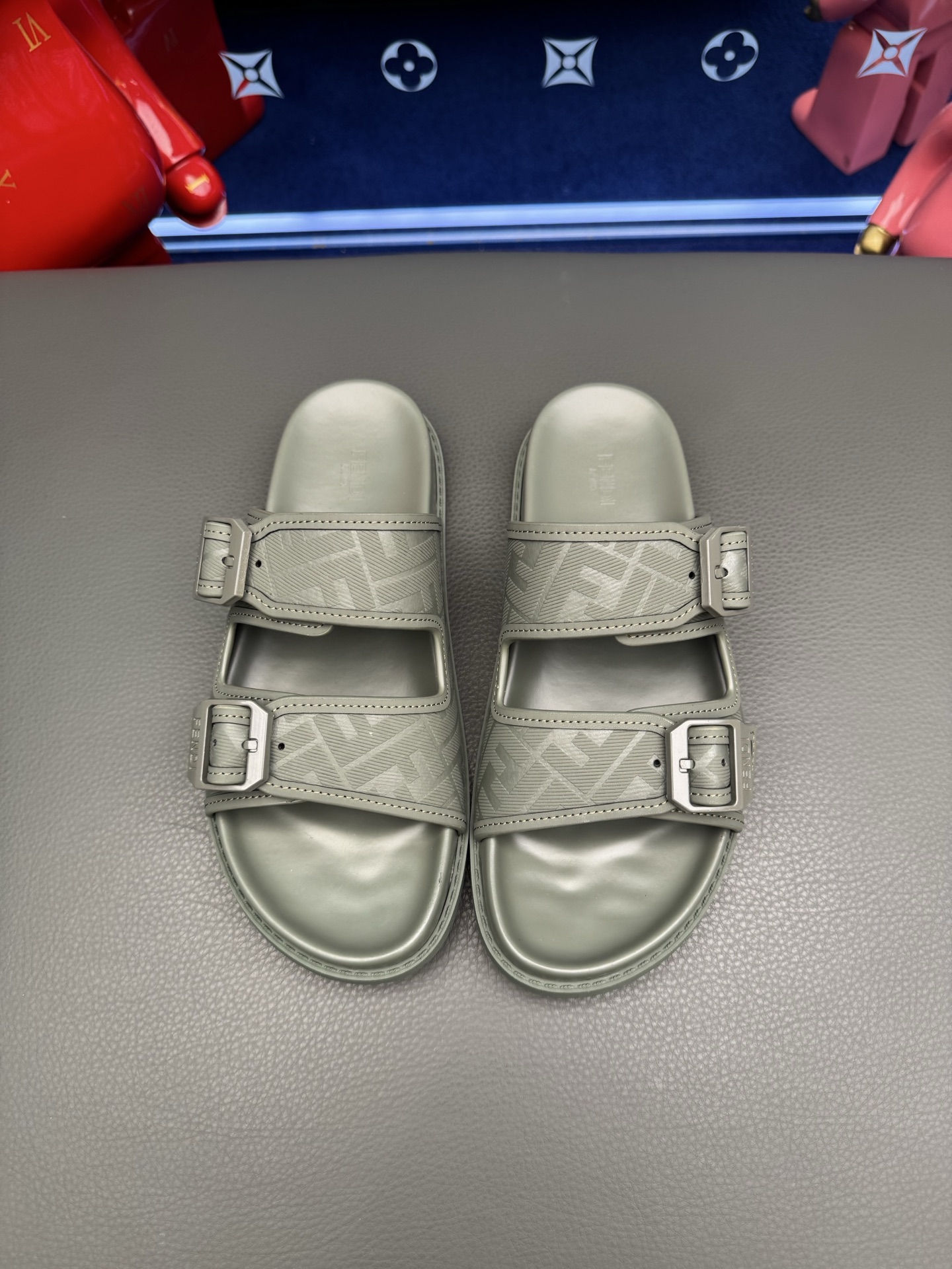 [Fendi] 펜디 '몬스터' 프리미엄 남성 슬라이드 슬리퍼 샌들 신발