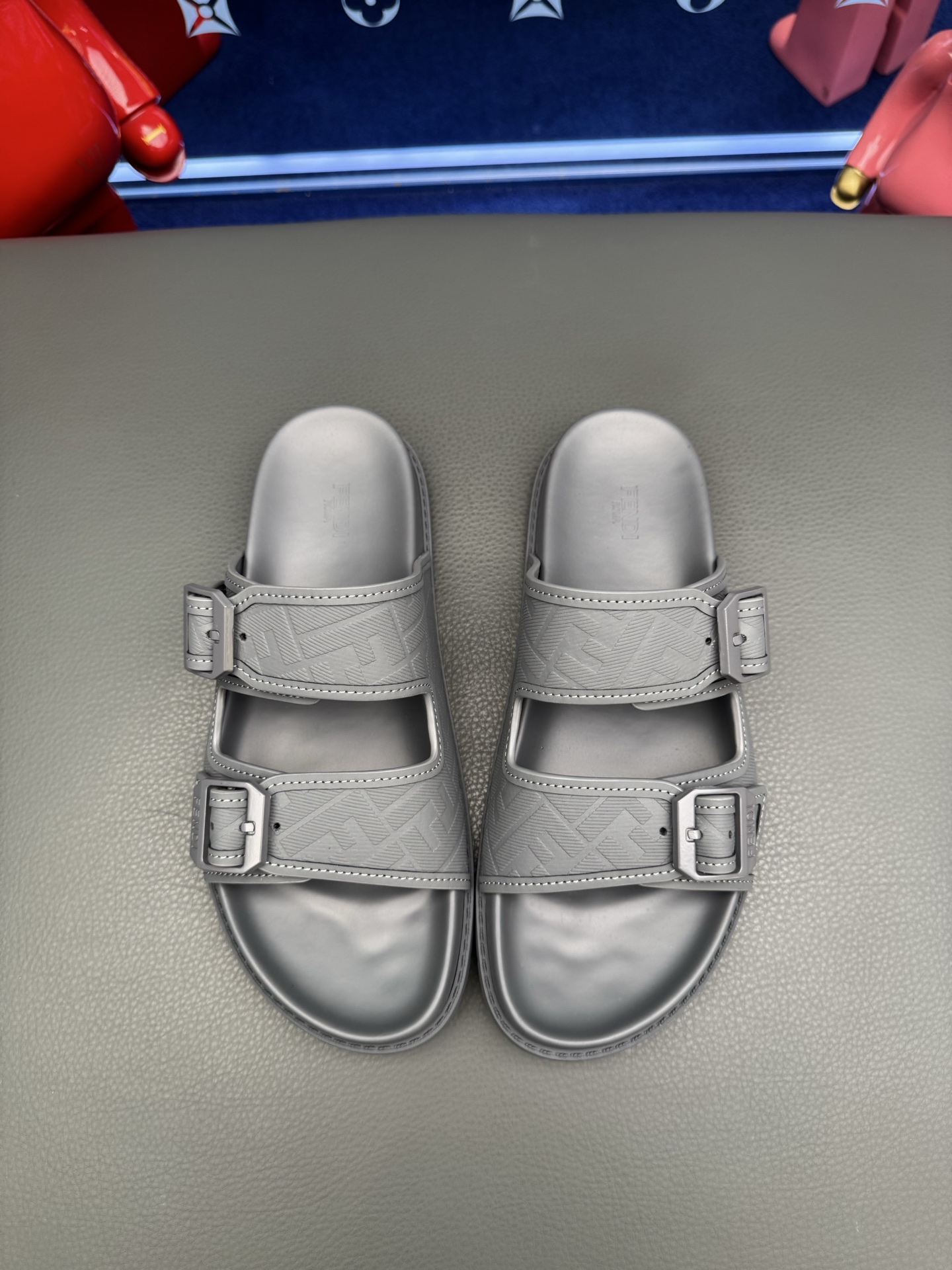 [Fendi] 펜디 '몬스터' 프리미엄 남성 슬라이드 슬리퍼 샌들 신발