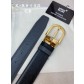 몽블랑(MONTBLANC) 레더 핀 버클 벨트