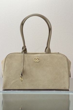 [Chanel] 샤넬 26S SS 컬렉션 빈티지 미니멀 볼링백 토트백 숄더백 가방