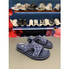 [LV] 루이비통 프리미엄 카프스킨 레저 슬라이드 샌들 슬리퍼 신발