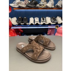 [LV] 루이비통 프리미엄 카프스킨 레저 슬라이드 샌들 슬리퍼 신발