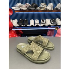 [LV] 루이비통 프리미엄 카프스킨 레저 슬라이드 샌들 슬리퍼 신발