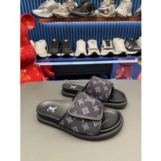 [LV] 루이비통 남성 카프스킨 레저 슬라이드 샌들 슬리퍼 신발