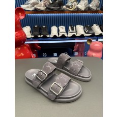 [LV] 루이비통 남성 카프스킨 레저 슬라이드 샌들 슬리퍼 신발