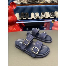 [LV] 루이비통 남성 카프스킨 레저 슬라이드 샌들 슬리퍼 신발