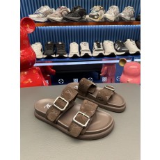 [LV] 루이비통 남성 카프스킨 레저 슬라이드 샌들 슬리퍼 신발