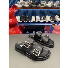 [LV] 루이비통 남성 카프스킨 레저 슬라이드 샌들 슬리퍼 신발