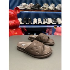 [LV] 루이비통 남성 카프스킨 레저 슬라이드 샌들 슬리퍼 신발