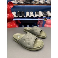 [LV] 루이비통 남성 카프스킨 레저 슬라이드 샌들 슬리퍼 신발