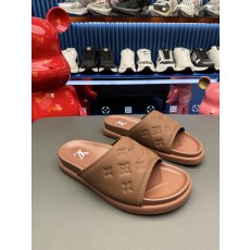 [LV] 루이비통 남성 카프스킨 레저 슬라이드 샌들 슬리퍼 신발