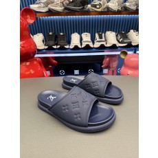 [LV] 루이비통 남성 카프스킨 레저 슬라이드 샌들 슬리퍼 신발