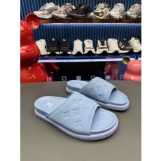 [LV] 루이비통 남성 카프스킨 레저 슬라이드 샌들 슬리퍼 신발