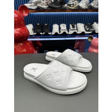 [LV] 루이비통 남성 카프스킨 레저 슬라이드 샌들 슬리퍼 신발