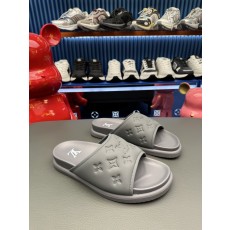 [LV] 루이비통 남성 카프스킨 레저 슬라이드 샌들 슬리퍼 신발