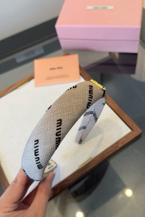 미우미우(MIU MIU) 헤어밴드 헤어 악세사리