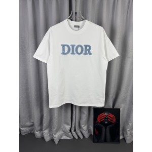 디올(DIOR) 로고 자수 반팔 티셔츠 의류
