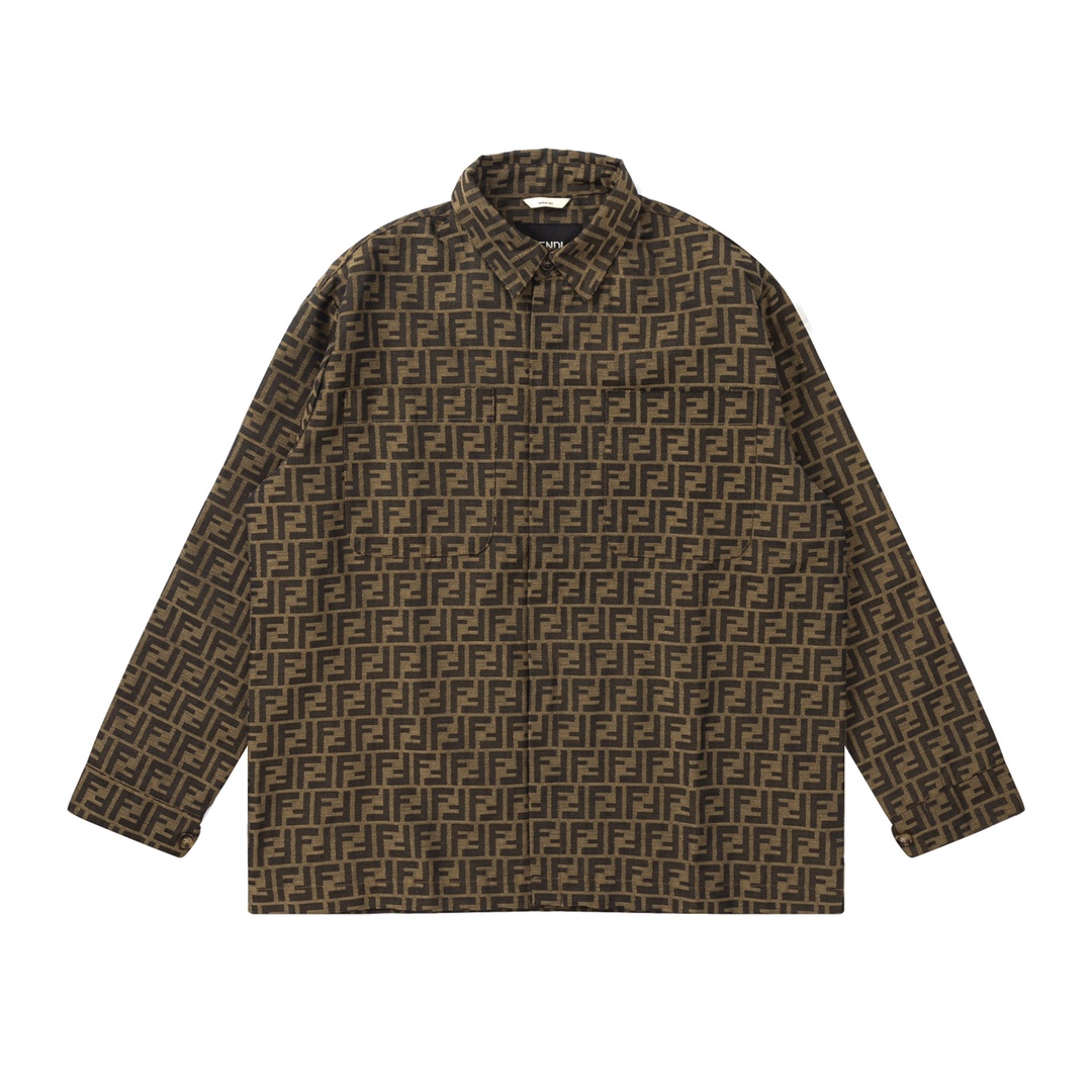 펜디(FENDI) 자카드 셔츠 자켓 의류