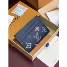 [LV] 루이비통 M62170 모노그램 이클립스 카드 홀더 지갑 네이비 블루
