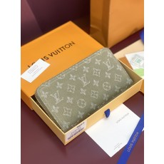 [LV] 루이비통 M28297 지피 월릿(Zippy Wallet) 데님 그린 장지갑