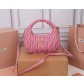 miumiu 미우미우 5BC125 미우 완더(Miu Wander) 마틀라세 호보백 토트백 가방