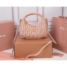 miumiu 미우미우 5BC125 미우 완더(Miu Wander) 마틀라세 호보백 토트백 가방