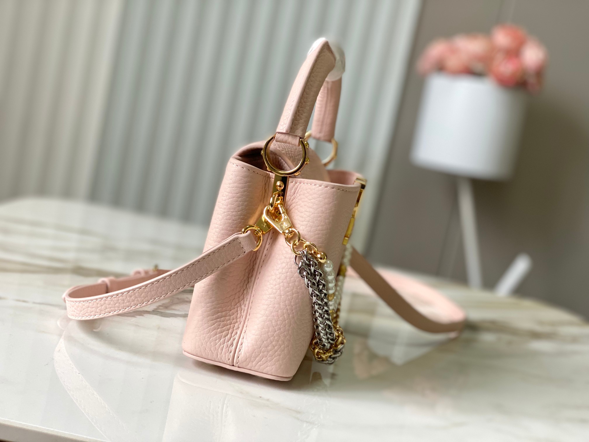 [Louis Vuitton] LV 루이비통 카퓌신 토트백 가방 - M27309 미니
