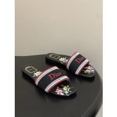 디올(DIOR) 시크릿 가든 자수 슬리퍼 신발