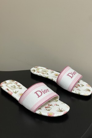 디올(DIOR) 시크릿 가든 자수 슬리퍼 신발